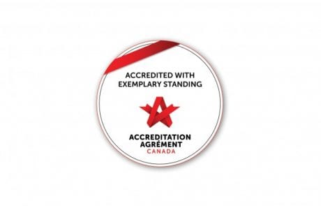 Accredited with Exemplary Standing. Accreitation Agrément Canada